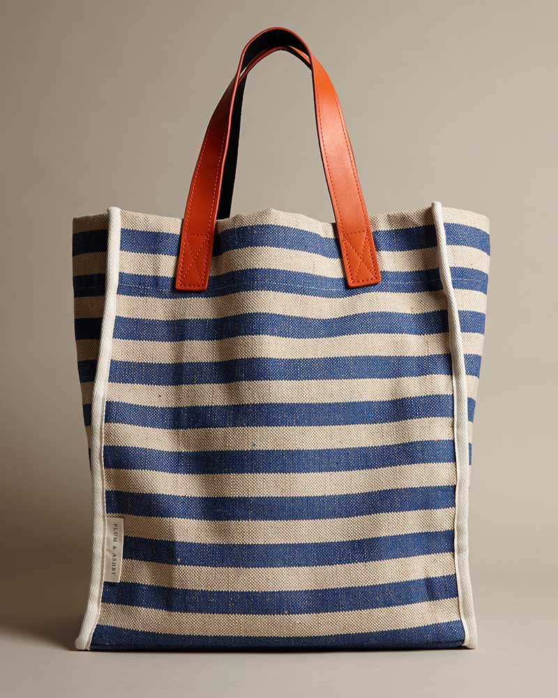 Stripe-bag-blue | Willow Lifestyle