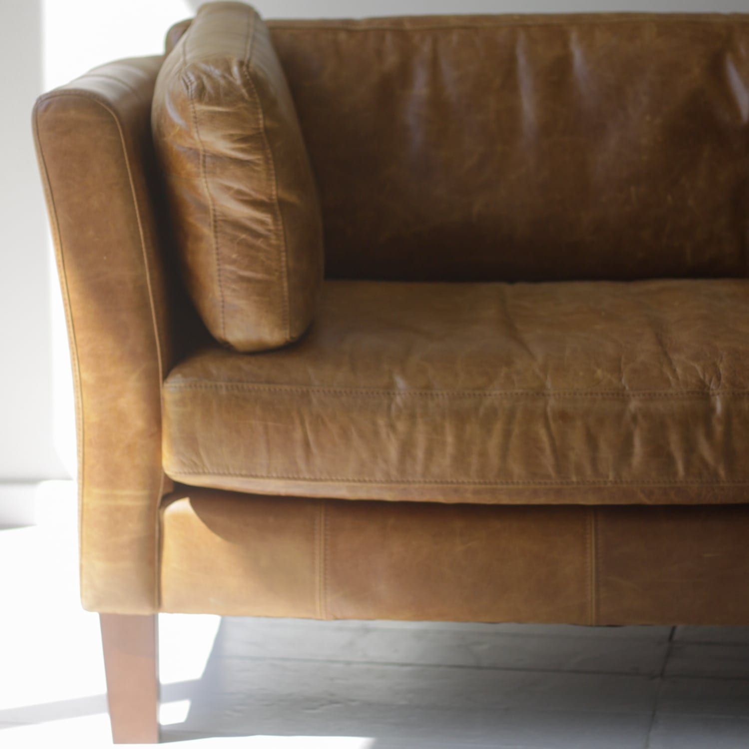 tan, sofa, croft leather